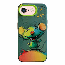 Load image into Gallery viewer, Animal Pattern Oil Painting Series PC + TPU Phone Case, For iPhone 6s / 6