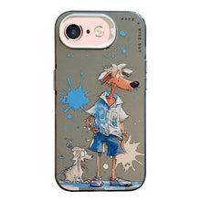 Load image into Gallery viewer, Animal Pattern Oil Painting Series PC + TPU Phone Case, For iPhone 6s Plus / 6 Plus