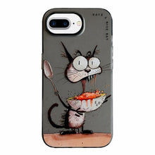 Load image into Gallery viewer, Animal Pattern Oil Painting Series PC + TPU Phone Case, For iPhone 7 Plus / 8 Plus
