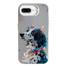 Load image into Gallery viewer, Animal Pattern Oil Painting Series PC + TPU Phone Case, For iPhone 7 Plus / 8 Plus
