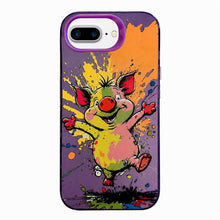 Load image into Gallery viewer, Animal Pattern Oil Painting Series PC + TPU Phone Case, For iPhone 7 Plus / 8 Plus