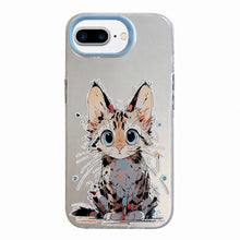 Load image into Gallery viewer, Animal Pattern Oil Painting Series PC + TPU Phone Case, For iPhone 7 Plus / 8 Plus