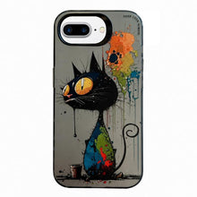 Load image into Gallery viewer, Animal Pattern Oil Painting Series PC + TPU Phone Case, For iPhone 7 Plus / 8 Plus
