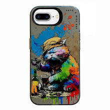 Load image into Gallery viewer, Animal Pattern Oil Painting Series PC + TPU Phone Case, For iPhone 7 Plus / 8 Plus