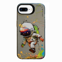 Load image into Gallery viewer, Animal Pattern Oil Painting Series PC + TPU Phone Case, For iPhone 7 Plus / 8 Plus