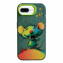 Load image into Gallery viewer, Animal Pattern Oil Painting Series PC + TPU Phone Case, For iPhone 7 Plus / 8 Plus