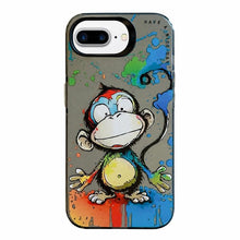 Load image into Gallery viewer, Animal Pattern Oil Painting Series PC + TPU Phone Case, For iPhone 7 Plus / 8 Plus