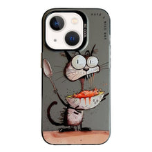 Load image into Gallery viewer, Animal Pattern Oil Painting Series PC + TPU Phone Case, For iPhone 11 Pro