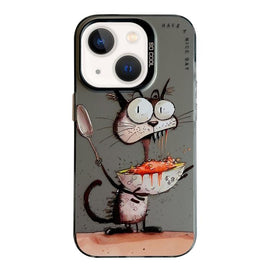 Animal Pattern Oil Painting Series PC + TPU Phone Case, For iPhone 11 Pro