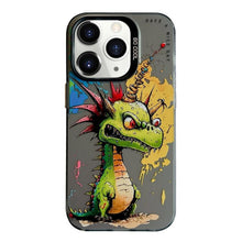 Load image into Gallery viewer, Animal Pattern Oil Painting Series PC + TPU Phone Case, For iPhone 11 Pro