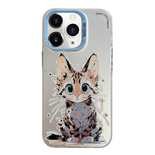 Load image into Gallery viewer, Animal Pattern Oil Painting Series PC + TPU Phone Case, For iPhone 11 Pro