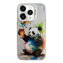 Load image into Gallery viewer, Animal Pattern Oil Painting Series PC + TPU Phone Case, For iPhone 11 Pro