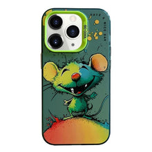 Load image into Gallery viewer, Animal Pattern Oil Painting Series PC + TPU Phone Case, For iPhone 11 Pro