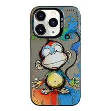 Load image into Gallery viewer, Animal Pattern Oil Painting Series PC + TPU Phone Case, For iPhone 11 Pro