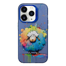 Load image into Gallery viewer, Animal Pattern Oil Painting Series PC + TPU Phone Case, For iPhone 11 Pro