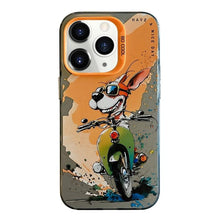 Load image into Gallery viewer, Animal Pattern Oil Painting Series PC + TPU Phone Case, For iPhone 11 Pro
