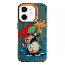 Load image into Gallery viewer, Animal Pattern Oil Painting Series PC + TPU Phone Case, For iPhone 12 mini