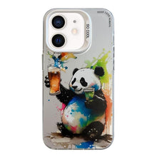 Load image into Gallery viewer, Animal Pattern Oil Painting Series PC + TPU Phone Case, For iPhone 12 mini