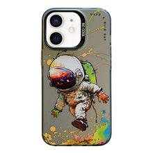 Load image into Gallery viewer, Animal Pattern Oil Painting Series PC + TPU Phone Case, For iPhone 12 mini