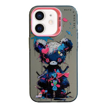 Load image into Gallery viewer, Animal Pattern Oil Painting Series PC + TPU Phone Case, For iPhone 12 mini