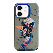Load image into Gallery viewer, Animal Pattern Oil Painting Series PC + TPU Phone Case, For iPhone 12 mini