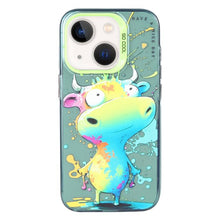 Load image into Gallery viewer, Animal Pattern Oil Painting Series PC + TPU Phone Case, For iPhone 13 mini