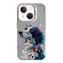 Load image into Gallery viewer, Animal Pattern Oil Painting Series PC + TPU Phone Case, For iPhone 13 mini