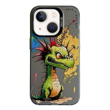 Load image into Gallery viewer, Animal Pattern Oil Painting Series PC + TPU Phone Case, For iPhone 13 mini
