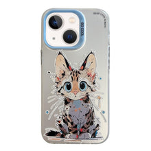 Load image into Gallery viewer, Animal Pattern Oil Painting Series PC + TPU Phone Case, For iPhone 13 mini