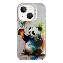 Load image into Gallery viewer, Animal Pattern Oil Painting Series PC + TPU Phone Case, For iPhone 13 mini