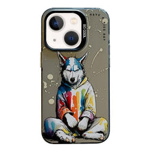 Load image into Gallery viewer, Animal Pattern Oil Painting Series PC + TPU Phone Case, For iPhone 13 mini