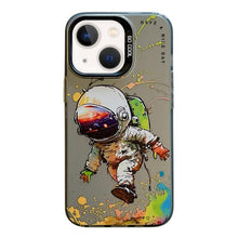 Load image into Gallery viewer, Animal Pattern Oil Painting Series PC + TPU Phone Case, For iPhone 13 mini