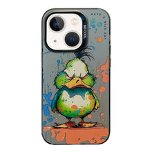 Load image into Gallery viewer, Animal Pattern Oil Painting Series PC + TPU Phone Case, For iPhone 13 mini