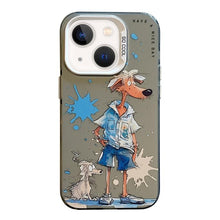 Load image into Gallery viewer, Animal Pattern Oil Painting Series PC + TPU Phone Case, For iPhone 13 mini