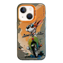 Load image into Gallery viewer, Animal Pattern Oil Painting Series PC + TPU Phone Case, For iPhone 13 mini