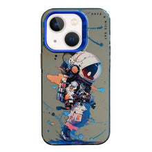 Load image into Gallery viewer, Animal Pattern Oil Painting Series PC + TPU Phone Case, For iPhone 13 mini