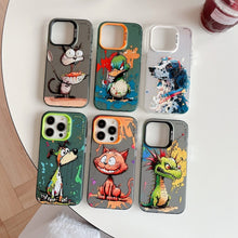 Load image into Gallery viewer, Animal Pattern Oil Painting Series PC + TPU Phone Case, For iPhone 17e / 16e