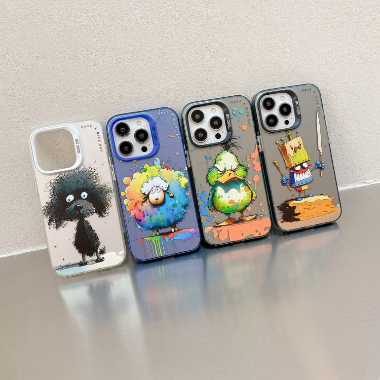 Animal Pattern Oil Painting Series PC + TPU Phone Case, For iPhone 18 Pro / 17 Pro