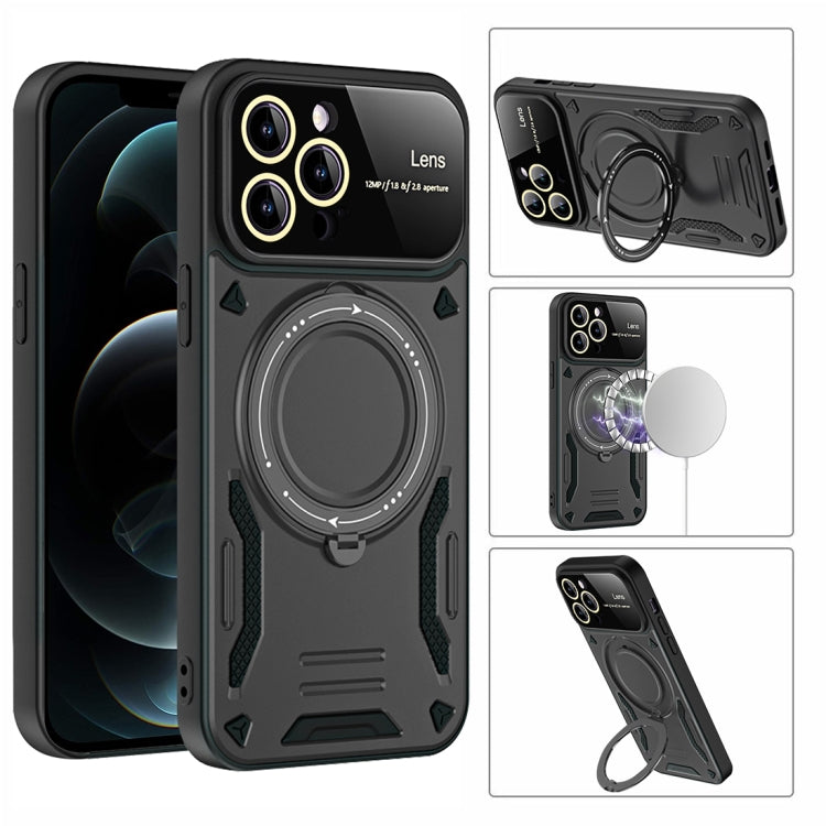 Large Window MagSafe Holder Phone Case, For iPhone 14 Plus, For iPhone 14, For iPhone 14 Pro, For iPhone 14 Pro Max, For iPhone 13 Pro Max, For iPhone 13 Pro, For iPhone 13, For iPhone 12