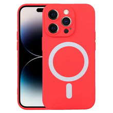Load image into Gallery viewer, Liquid Silicone Magsafe Phone Case, For iPhone 15 Pro Max, For iPhone 15 Pro, For iPhone 15 Plus, For iPhone 15
