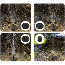 Load image into Gallery viewer, Solar Fountain Pump with LED Light, Fountain Pump with LED Light