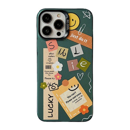 Cute Animal Pattern Series PC + TPU Phone Case, For iPhone 13 Pro, For iPhone 13, For iPhone 12, For iPhone 12 Pro Max