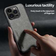 Load image into Gallery viewer, Skin Feel Magnetic Leather Back Phone Case, For iPhone 14, For iPhone 14 Pro, For iPhone 14 Pro Max