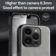 Load image into Gallery viewer, Skin Feel Magnetic Leather Back Phone Case, For iPhone 14, For iPhone 14 Pro, For iPhone 14 Pro Max