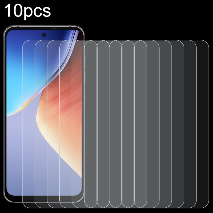 10pcs 0.26mm 9H 2.5D Tempered Glass Film, For Blackview ROCK 5, For Blackview Oscal FLAT 3C, For Blackview Oscal Pilot 6, For Blackview WAVE 7C, For Blackview Rock 3, For Blackview Rock 2 Pro, For Blackview Fort 5, For Blackview Oscal Pilot 5          ...