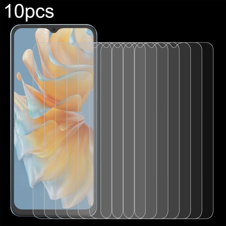 10pcs 0.26mm 9H 2.5D Tempered Glass Film, For Blackview ROCK 5, For Blackview Oscal FLAT 3C, For Blackview Oscal Pilot 6, For Blackview WAVE 7C, For Blackview Rock 3, For Blackview Rock 2 Pro, For Blackview Fort 5, For Blackview Oscal Pilot 5          ...