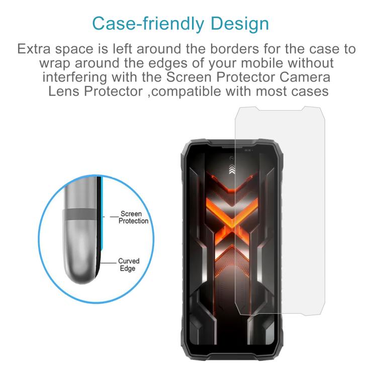 10pcs 0.26mm 9H 2.5D Tempered Glass Film, For Blackview ROCK 5, For Blackview Oscal FLAT 3C, For Blackview Oscal Pilot 6, For Blackview WAVE 7C, For Blackview Rock 3, For Blackview Rock 2 Pro, For Blackview Fort 5, For Blackview Oscal Pilot 5          ...