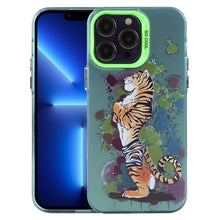 Load image into Gallery viewer, Animal Pattern PC Phone Case, For iPhone 13 Pro Max, For iPhone 15, For iPhone 13 Pro, For iPhone 13, For iPhone 12, For iPhone 12 Pro Max