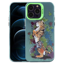Load image into Gallery viewer, Animal Pattern PC Phone Case, For iPhone 13 Pro Max, For iPhone 15, For iPhone 13 Pro, For iPhone 13, For iPhone 12, For iPhone 12 Pro Max