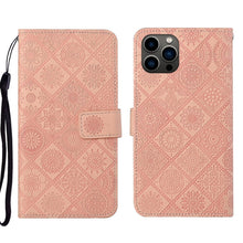 Load image into Gallery viewer, Ethnic Style Embossed Pattern Leather Phone Case, For iPhone 15 Pro, For iPhone 15 Plus, For iPhone 15